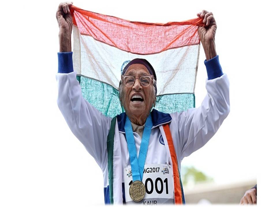 உலக மாஸ்டர்ஸ் போட்டி:  101 வயது இந்தியா பாட்டி தங்கம் வென்றார்